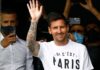 Leo Messi llega a París para firmar su nuevo contrato con el Saint-Germain