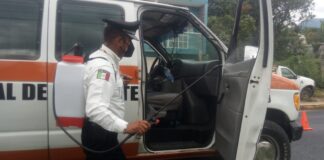 180 mil unidades vehiculares desinfectadas en la Primera Semana de Medidas Extraordinarias con el COVID-19: SSP