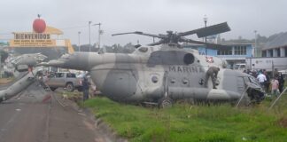 En Hidalgo, se desploma helicóptero en el que viajaba secretario de Gobierno de Veracruz