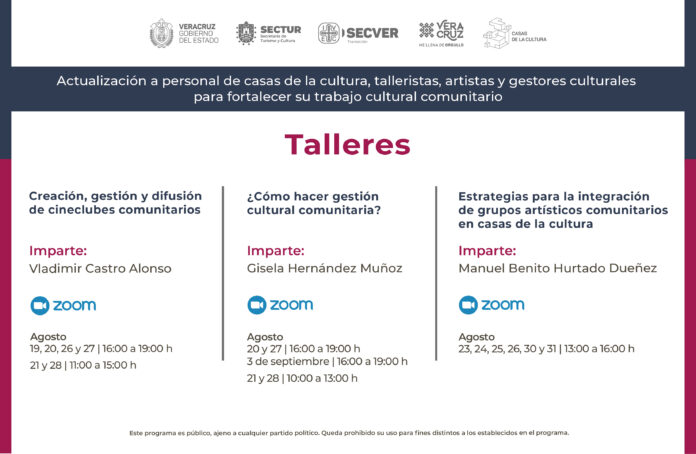 carrusel Talleres Agosto