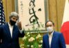 John Kerry visita Japón y China para abordar la emergencia climática