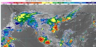 «Norte» con rachas de 60 a 70 km/h en las costas de Veracruz