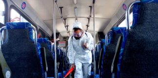 Implementa SSP desinfección masiva en Transporte público en este regreso a clases
