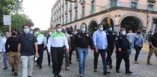 Supervisa SSP operativo Fiestas Patrias en Xalapa