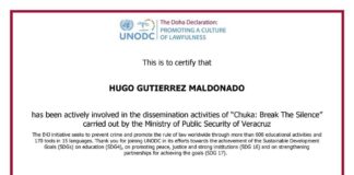 Reconocen UNODC a SSP por creación de productos destinados a la niñez veracruzana