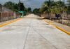 Concluye en Minatitlán la obra de pavimento con concreto hidráulico de la calle Cuauhtémoc