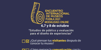 Participa IVEC en el 6.° Encuentro Internacional de Museos Puebla 2021