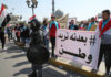 Cientos de personas protestan en Bagdad días antes de las elecciones
