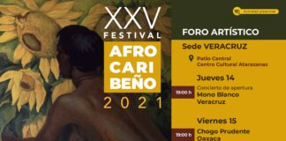 Disfruta las actividades artísticas del XXV Festival Afrocaribeño 2021