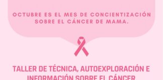 Impartirá Ayuntamiento de Cosoleacaque taller de técnica, autoexploración e información sobre el cáncer