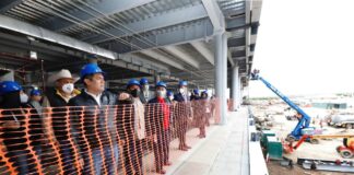 Nuevo aeropuerto impresiona a Diputados; Sergio Gutiérrez Luna encabeza recorrido