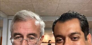 Acude Sergio Gutiérrez Luna a la toma de posesión del Gobernador de Sinaloa