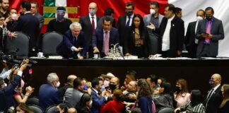 Gritos, jaloneos e incluso golpes en la Cámara de Diputados