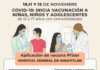 Continúa vacunación contra COVID-19 en menores con comorbilidad en Minatitlán