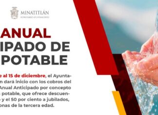 Iniciará Pago Anual por servicio de Agua Potable en Minatitlán