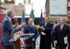 Ebrard y De Blasio inauguran calle Tenochtitlán en Nueva York en honor a migrantes mexicanos