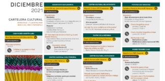 Anuncia IVEC la cartelera de actividades para el mes de diciembre