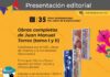 Presenta IVEC en FIL Guadalajara el tomo I y II de las Obras completas de Juan Manuel Torres