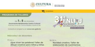 Invita IVEC a los talleres de la 31 FNLIyJ Edición Veracruz