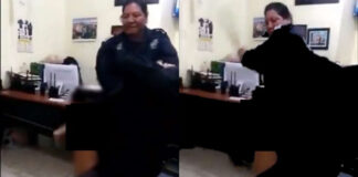 Policía de Veracruz golpea a detenido con una tabla; autoridades ya investigan