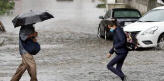 Daños menores por lluvia en Xalapa