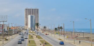 Trabaja Ornatos en mantener bello el Malecón de Coatzacoalcos