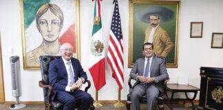 Pone Sergio Gutiérrez Luna a Veracruz en agenda binacional