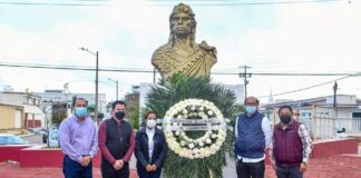 Autoridades de Coatzacoalcos conmemoran en su 497 aniversario luctuoso al Huey Tlatoani Cuauhtémoc