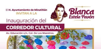 Minatitlán inaugura Corredor Cultural «Blanca Estela Pavón»