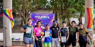 Finaliza torneo de voleibol LGBTTTIQ+ organizado por el Ayuntamiento de Minatitlán