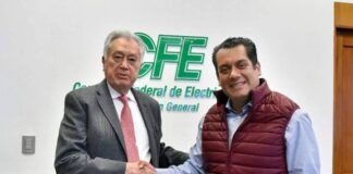 Se reúne Sergio Gutiérrez Luna con Bartlett, director general de la CFE