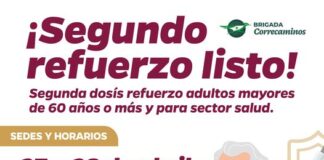 Llega a Minatitlán segundo refuerzo AntiCovid-19