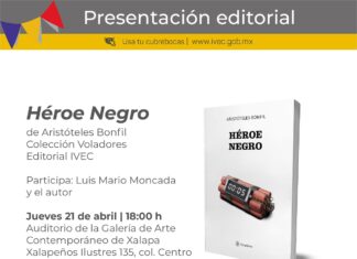 Presenta IVEC el libro Héroe Negro de Aristóteles Bonfil