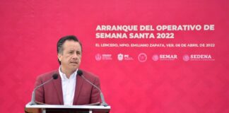 Gobernador da el banderazo inicial del operativo vacacional de Semana Santa 2022