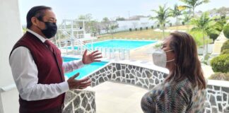 Visita alcaldesa de Minatitlán instalaciones del Centro de Estudios e Investigaciones en Seguridad (CEIS)