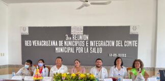Acude alcaldesa de San Andrés Tuxtla a la Tercera Reunión de la Red Regional de Municipios por la Salud.