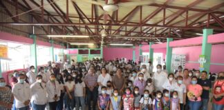 Inaugura Alcaldesa, Jornadas de Certificación de Comunidades Saludables en San Andrés Tuxtla.