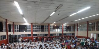 Alcaldesa y regidores de San Andrés Tuxtla participan en Ceremonia de Imposición de Cofias y Colocación de Insignias del CETUG.