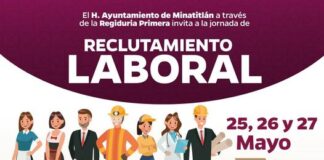 Instalan mesas de reclutamiento en el Ayuntamiento de Minatitlán