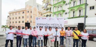Ayuntamiento de San Andrés Tuxtla y Jurisdicción Sanitaria No. 10, promueven estilos de vida saludable en escuelas.