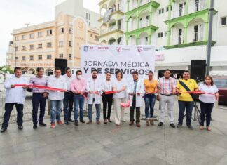 Ayuntamiento de San Andrés Tuxtla y Jurisdicción Sanitaria No. 10, promueven estilos de vida saludable en escuelas.