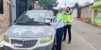 Notifica Tránsito sobre retiro de autos macetas en calles de Minatitlán