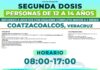 Va segunda dosis a jóvenes de 12 a 14 años en Coatzacoalcos