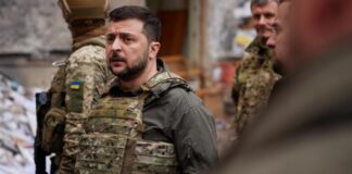 Volodimir Zelenski realiza una visita sorpresa a Zaporiyia