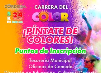 Promueven autoridades de Córdoba la «Carrera del Color»