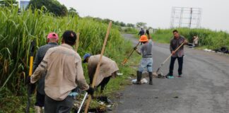 Exhortan autoridades municipales de Minatitlán a no tirar basura en la ampliación Reyes Aztecas