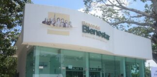 Autoridades estatales y municipales de San Andrés Tuxtla inauguran Banco de Bienestar en El Laurel