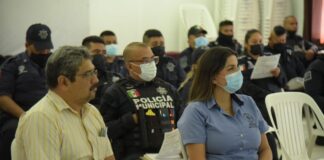 Capacitan a policía municipal de San Andrés Tuxtla en procedimientos para atender denuncias por abigeato