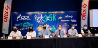 Anuncian en Boca del Río la Carrera Conmemorativa 3k y 5k Santa Ana 2022