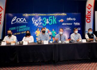 Anuncian en Boca del Río la Carrera Conmemorativa 3k y 5k Santa Ana 2022